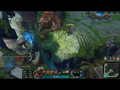 League of Legends Ft Xin Zhao On Jungle (Game 795 Patch 7.2)
