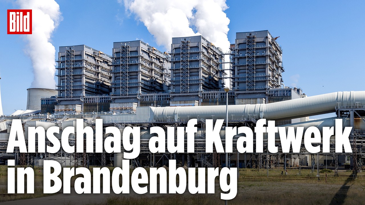 Polizei bestätigt Explosion: Anschlag auf Brandenburgs größtes Kraftwerk