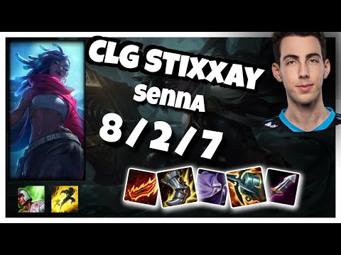 Senna vs Kai'Sa CLG Stixxay BOT (8/2/7) - v11.2