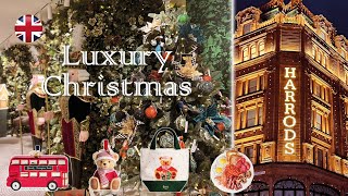 ハロッズ クリスマス 2025｜究極のラグジュアリー🎄フードホール、インテリア、限定ギフト購入品紹介 (Harrods Haul)