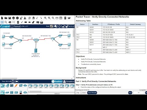 1.5.10 Packet Tracer - Verify Directly Connected Networks @joy77772