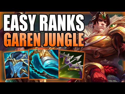 HOW TO EASILY CLIMB THE RANKS WITH GAREN JUNGLE DETAILED GUIDE! Best Build/Runes League of Legends
