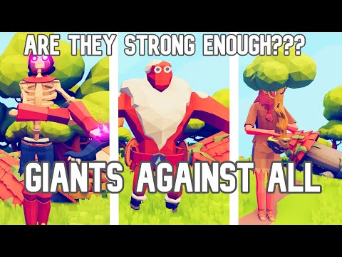 TABS GIANTS AGAINST ALL - TABS MODS - TABS TOURNAMENT - TABS ALL SECRET UNITS - TABS GIANT