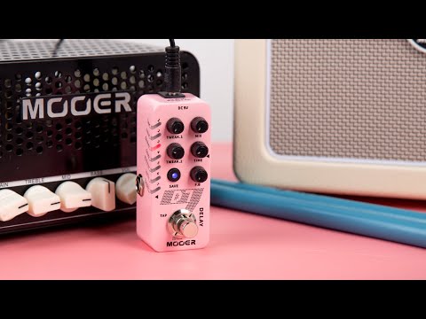 Mooer D7 Digital Delay New Micro Series Guitar Effects Pedal 2020 Pink image 6