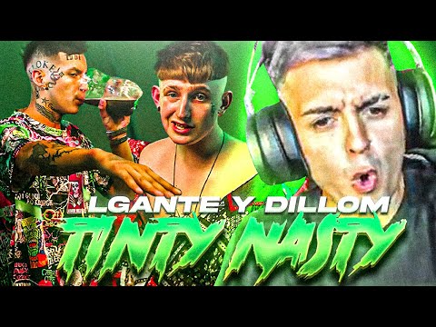 "Que BIEN que ESTA L-GANTE" 🕴 | Reacción TINTY NASTY L-Gante, Dillom
