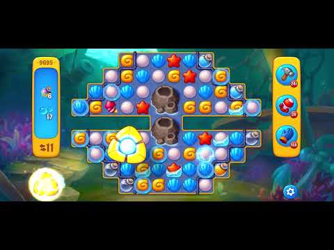 Fishdom level 9695 no boosters フィッシュダム ノーマル