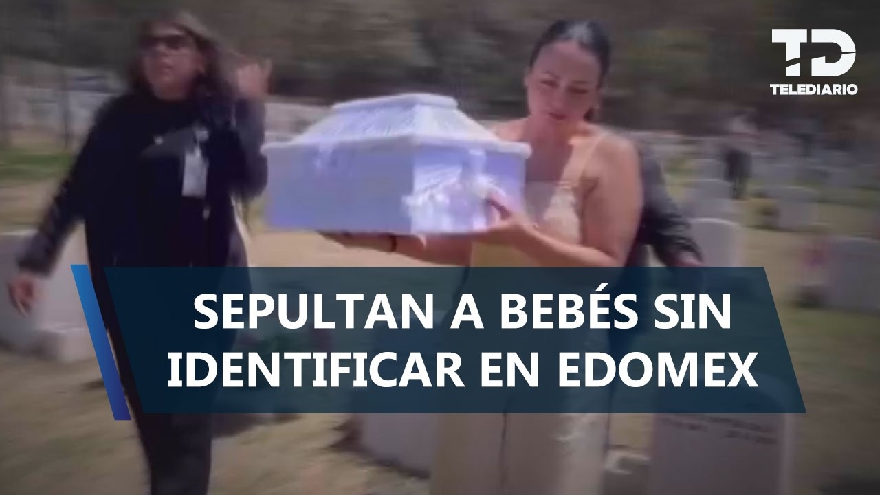 Colectivo da último adiós a bebés abandonados en Edomex y exige justicia