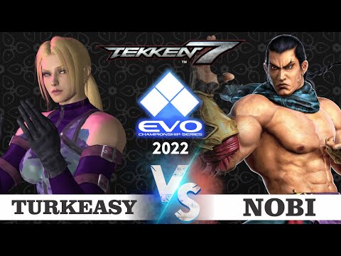 Turkeasy (Nina) VS Nobi (Feng) - EVO 2022 - Tekken 7 - Winner Pools