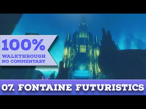 Bioshock 2 Remastered Walkthrough (Hard, No Damage, All Collectibles) 07 FONTAINE FUTURISTICS