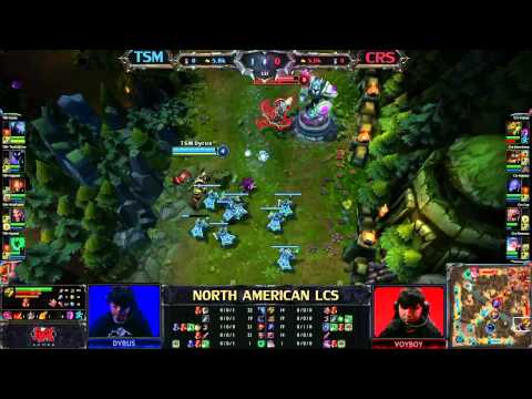 TSM vs CRS - LCS 2013 NA Spring W8D2 (English)