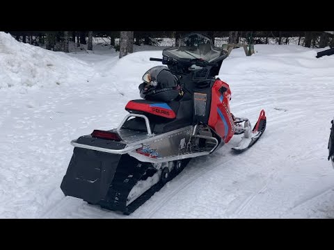 My brother ripping moms Polaris Indy Evo 🤣