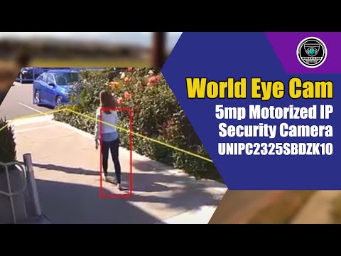 World Eye Cam - 5MP Motorized IP Security Camera UNIPC2325SBDZKI0
