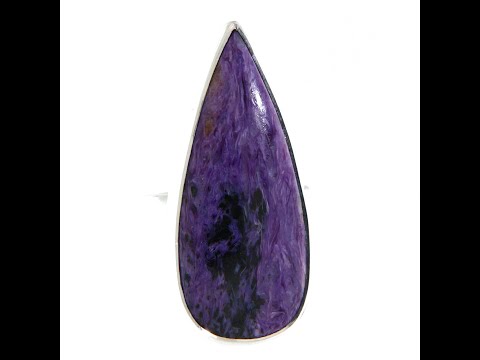 Inel Argint 925 Charoit Natural - Eleganta Unica si Spiritualitate