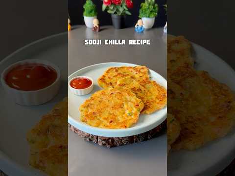 Healthy Sooji Chilla Recipe #recipe #shorts #chilla #besan