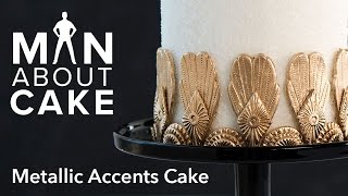 (man about) Metallic Accents Cake | Man About Cake
