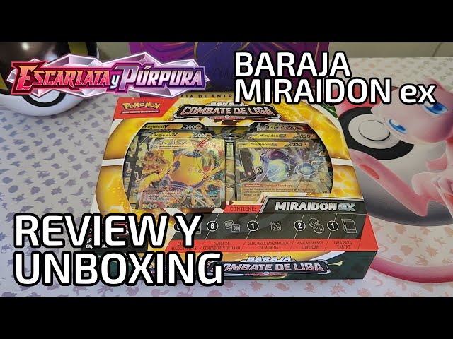 Vídeo relacionado con Pokemon Pokémon TCG: Miraidon ex League Battle Deck