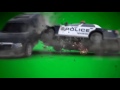 GREENSCREEN Police Car Crash