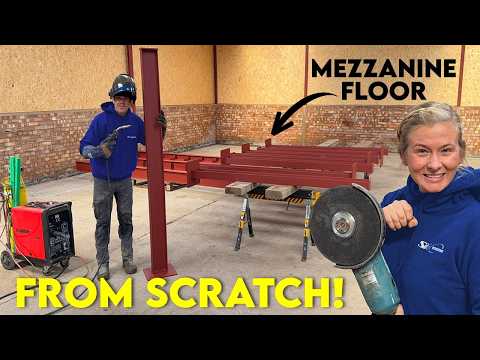 No Kit! No Instructions! Fabricating Our Own Mezzanine Floor!