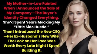 My Mother-in-Law Fainted When I Announced the Sale of My Company—The Buyer's Identity Changed...