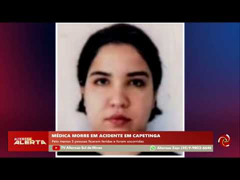 Médica morre em acidente em Capetinga