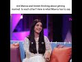 Are mawra and ameer thinking about getting married to each other? Here is what mawra has to say