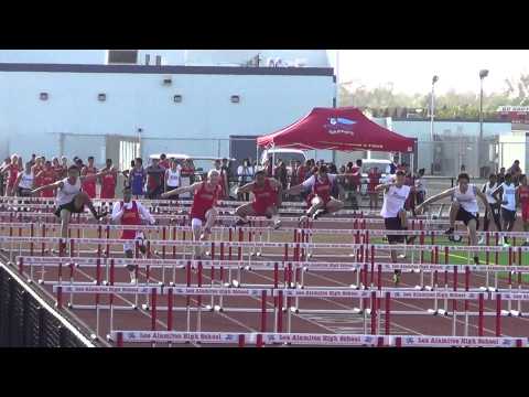 JVB 110mHH vs Servite 3-6-14 - Los Alamitos Boys