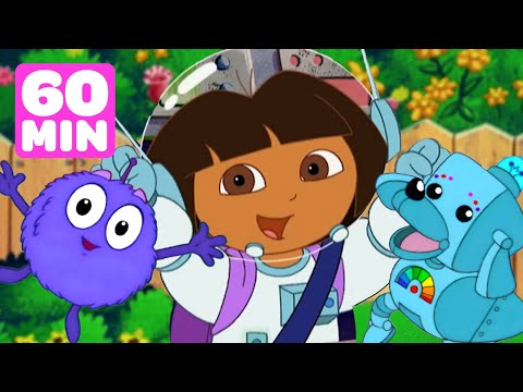 Dora's Robot & Space Alien Adventures! w/ Boots 👽🤖 1 Hour | Dora the Explorer | Dora & Friends
