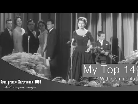 Eurovision Song Contest 1956 - My Top 14 [With Comments]