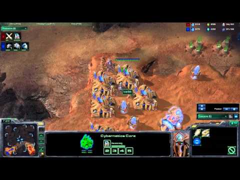 HerdULiek SC2 Cast - 1v1 TvP Jakezu (Terran) vs IvanSrb (Protoss) Starcraft 2 HD