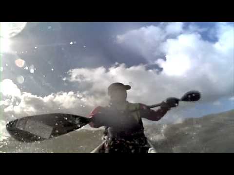 Surf-ski Downwind paddle and couple of run