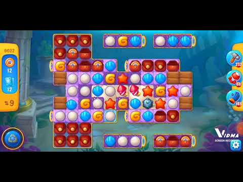 Fishdom. 9022 level no boosters and diamonds. 16 moves