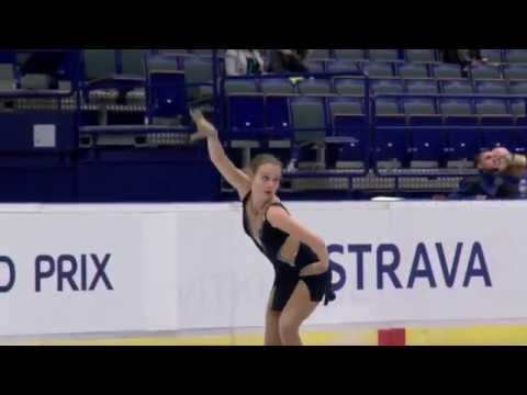2016 ISU Junior Grand Prix - Ostrava - Ladies Short Program Elzbieta KROPA LTU