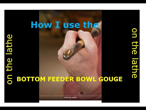 Using the bottom feeder bowl gouge