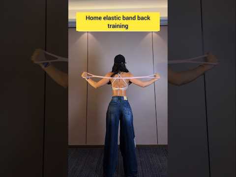 Just only a elastic band — you can improve your posture, relief back pain and look beautiful