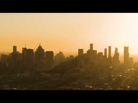 skyscraper sunset melbourne