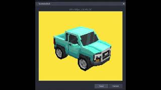 How To Record Spinning, Pixelated GIFs! | Blockbench #shorts