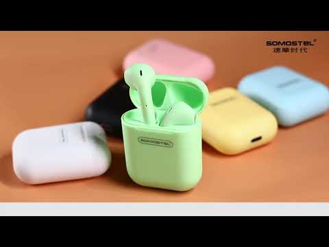 SMS-J23 Maracon Color TWS Earphones with Pop up Window