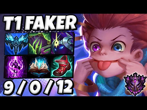 T1 Faker Zoe vs Sylas [ Perfect KDA ] Ranked Master Korea Patch 11.22 ✅