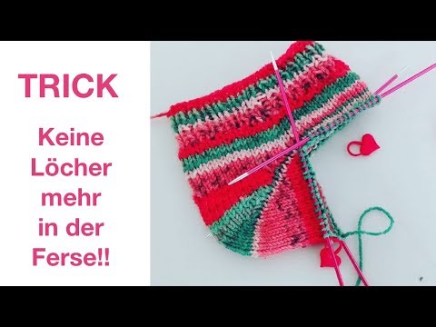 TRICK: No more holes in the heel!!!