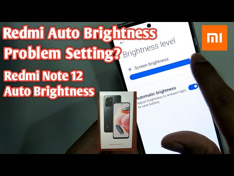 Redmi auto brightness problem? | How to Fix Auto Brightness in Redmi Note 12 & Xiaomi Redmi Android