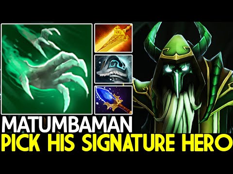 MATUMBAMAN [Necrophos] When Pro Pick His Signature Heroes is Nightmare 7.26 Dota 2