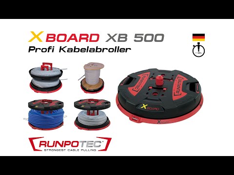 RUNPOTEC X BOARD XB 500 - Profi-Kabelabroller  - ALTE VERSION