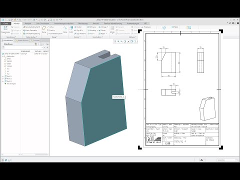 Creo 5.0 Uebung 4 prismatische Werkstuecke