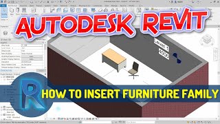 Revit How To Insert Furniture And Family Tutorial