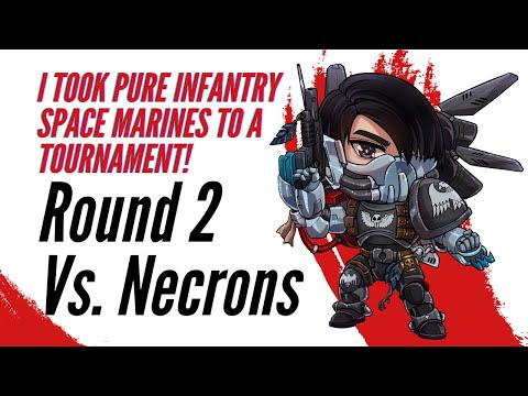 I went UNDEFEATED with Space Marines | Round 2 vs Necrons | Tournament Battle Report | Warhammer 40k