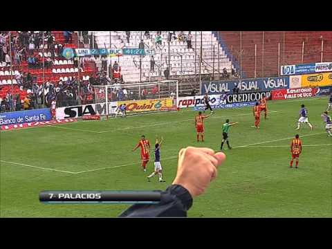 Gol Palacios. Unión 3 - Boca Unidos 3. B Nacional. Fecha 16. Fútbol Para Todos.