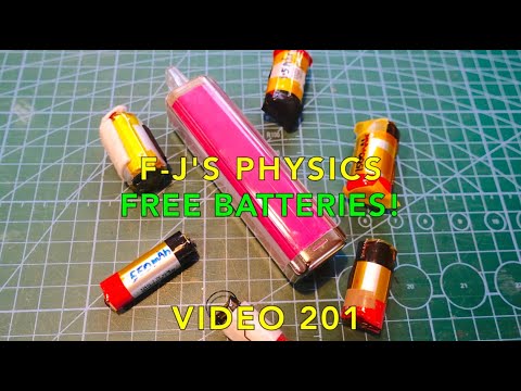 Free Lithium Ion Batteries - F-J's Physics - Video 201