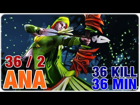 Ana Windranger Pub Game 36 Min 36 Kill WTF Kill per Minute Dota 2