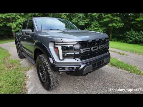 2024 Ford F-150 Raptor 37 Package Tour - Painted Modular Front Bumper - Tint - Retrax XR - 200 miles