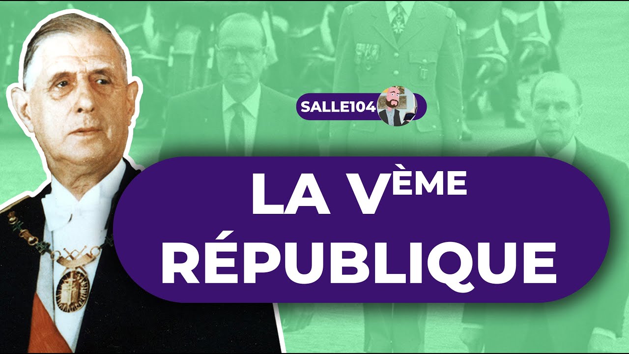 La Vème République : De la république gaullienne à l'alternance et à la cohabitation